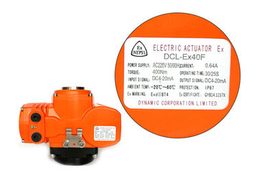 Quarter Turn 400Nm Explosion Proof Electric Actuator