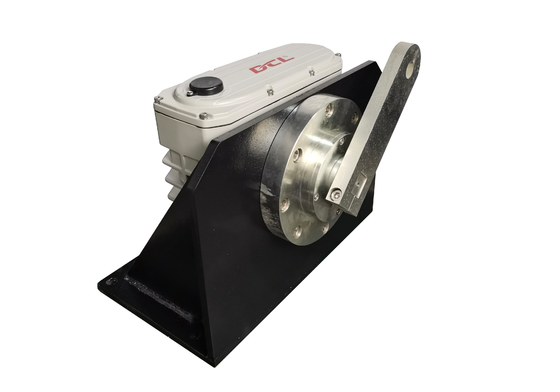 Damper Use Smart Electric Actuator With Rocker Arm Metallurgical Plant , Steel Plant