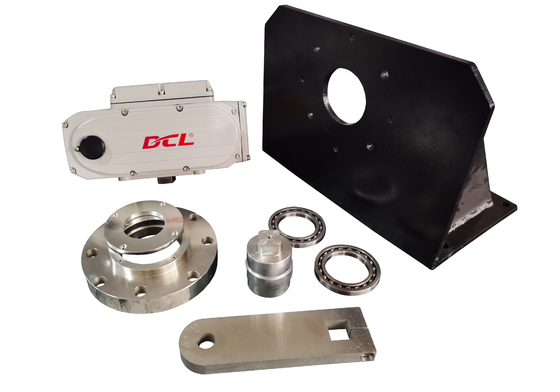 Damper Use Smart Electric Actuator With Rocker Arm Metallurgical Plant , Steel Plant