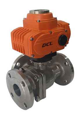 3 Way Ball Valve 400Nm DC Rotary Actuator