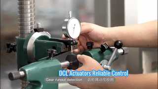 کنترل جریان قابل اطمینان DCL Electric Actuators
